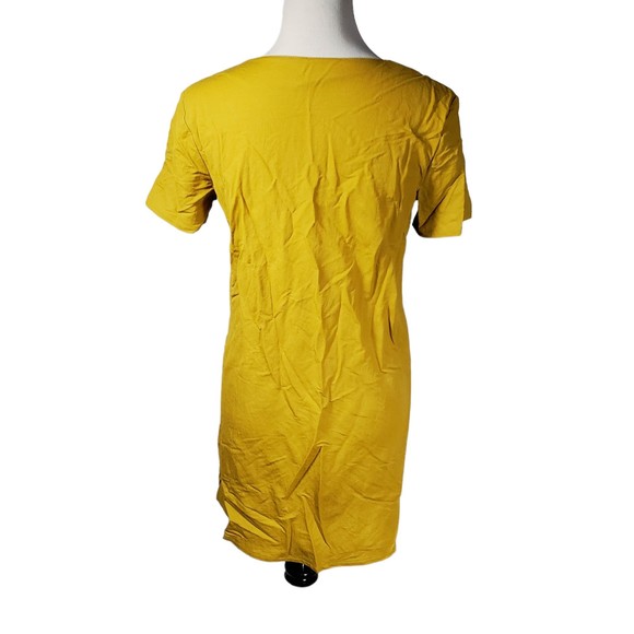 ZARA WB Collection Women's size Medium Mustard Yellow Dress - Gently Used - Picture 5 of 8